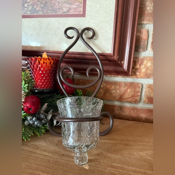 Vintage 1984 Elegant Brown Candle Sconce Holders - Picture 7 of 7